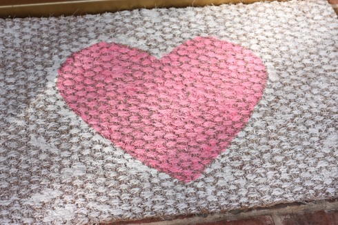 heart mat